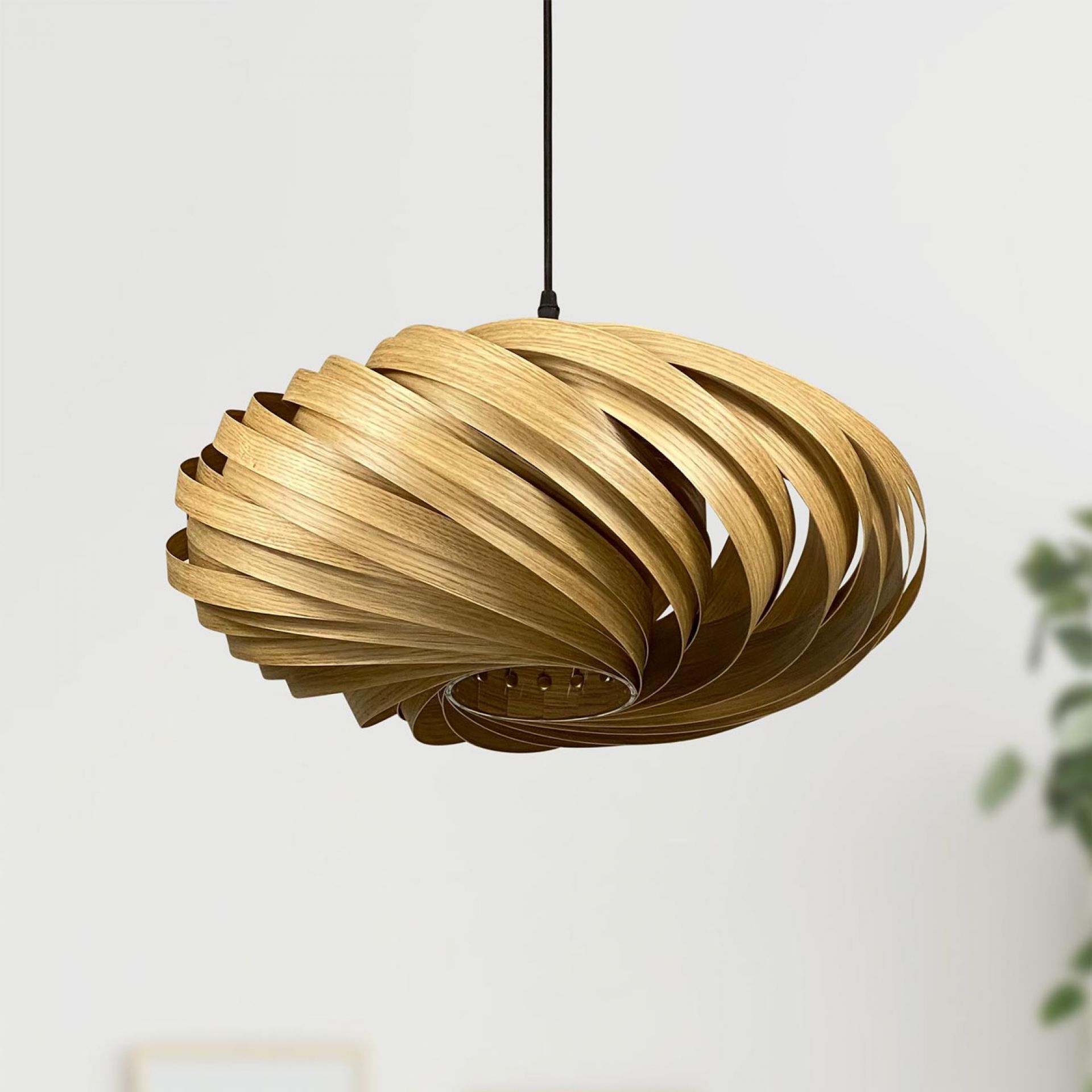 Veneria Pendant lamp Ø50 cm Oak Gofurnit